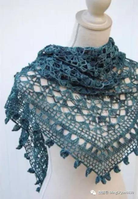 针织作品50款时尚优雅的钩花披肩美女衣橱里必备单品