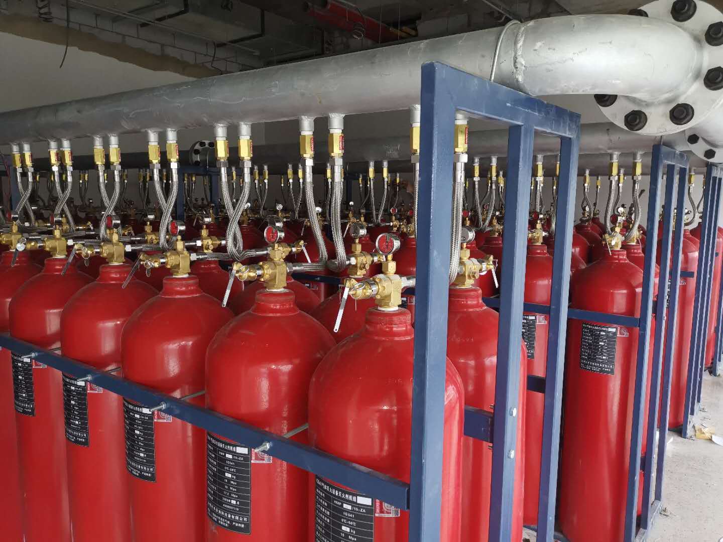 贵州贵阳博物馆安装我司ig541气体灭火系统