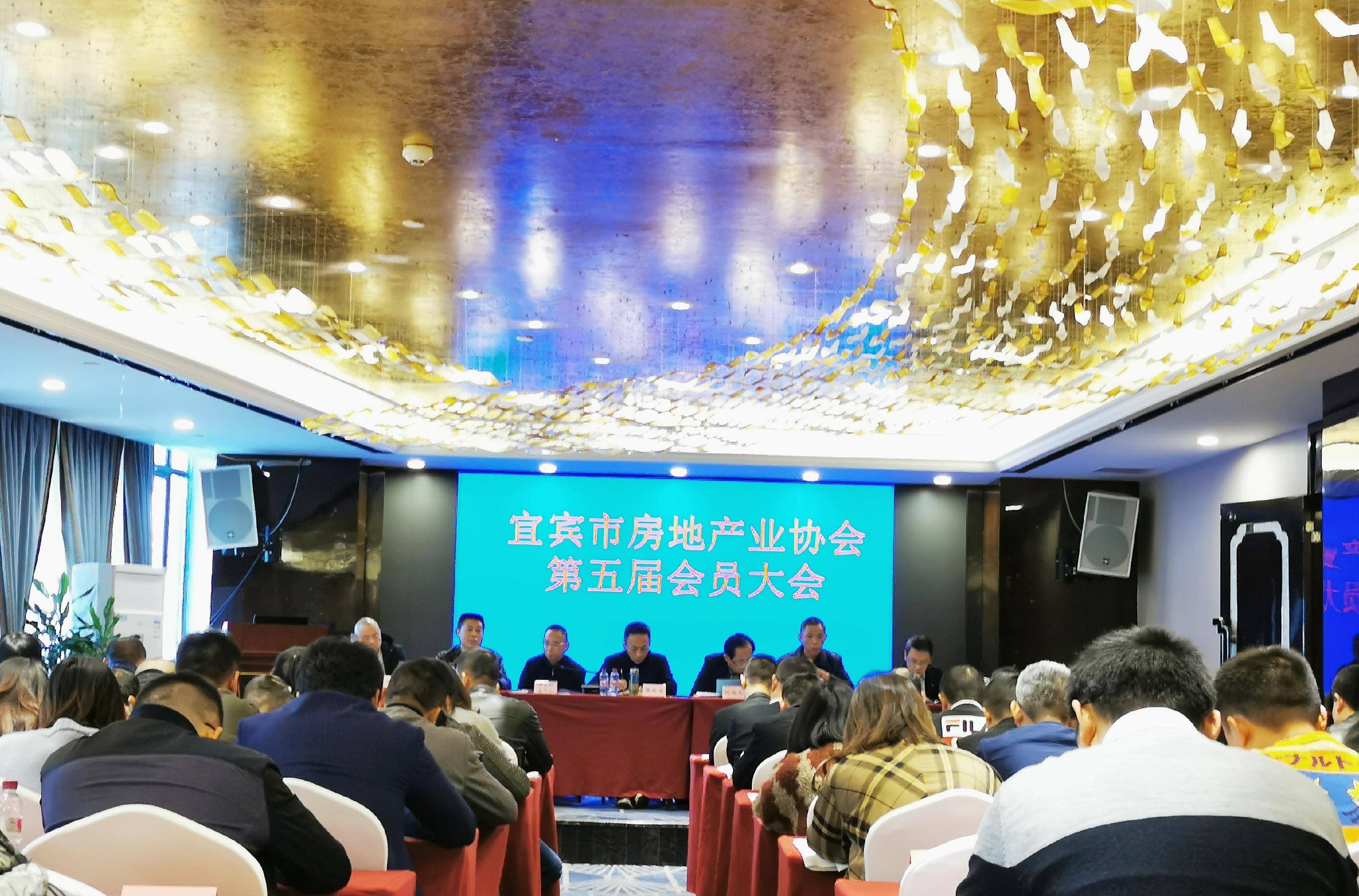 宜宾地产换届啦丽雅置地史闯当选第五届房地产业协会会长