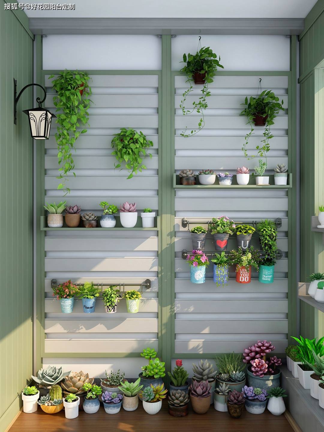 三平米阳台教你拥有多肉花园