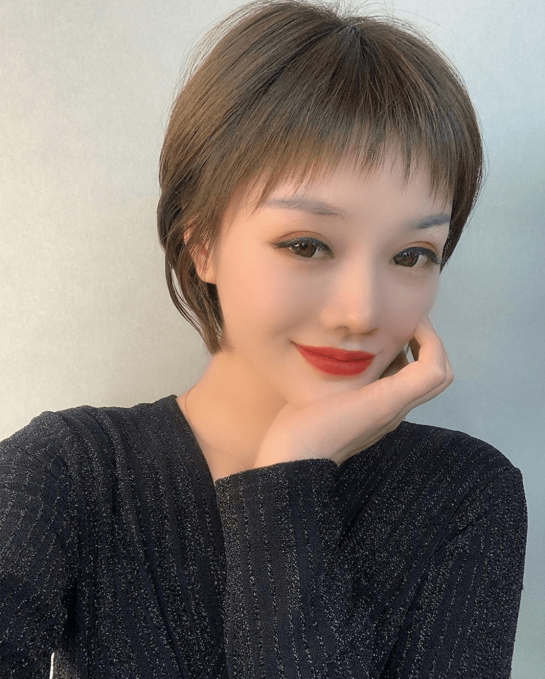 原创这才叫短发立体时尚美美哒你那只是把头发剪短了