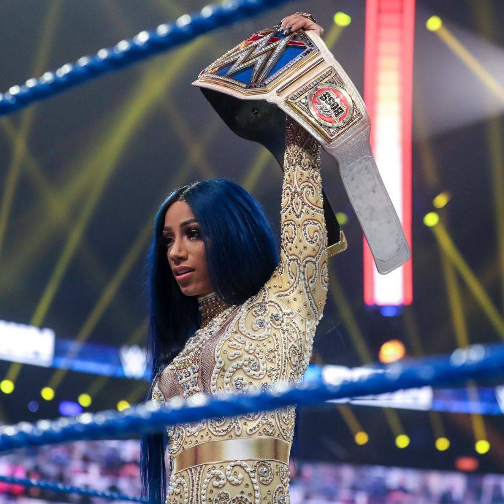 莎夏班克斯过度冠军定律?贝莉下周很大机会重夺sd女子冠军!