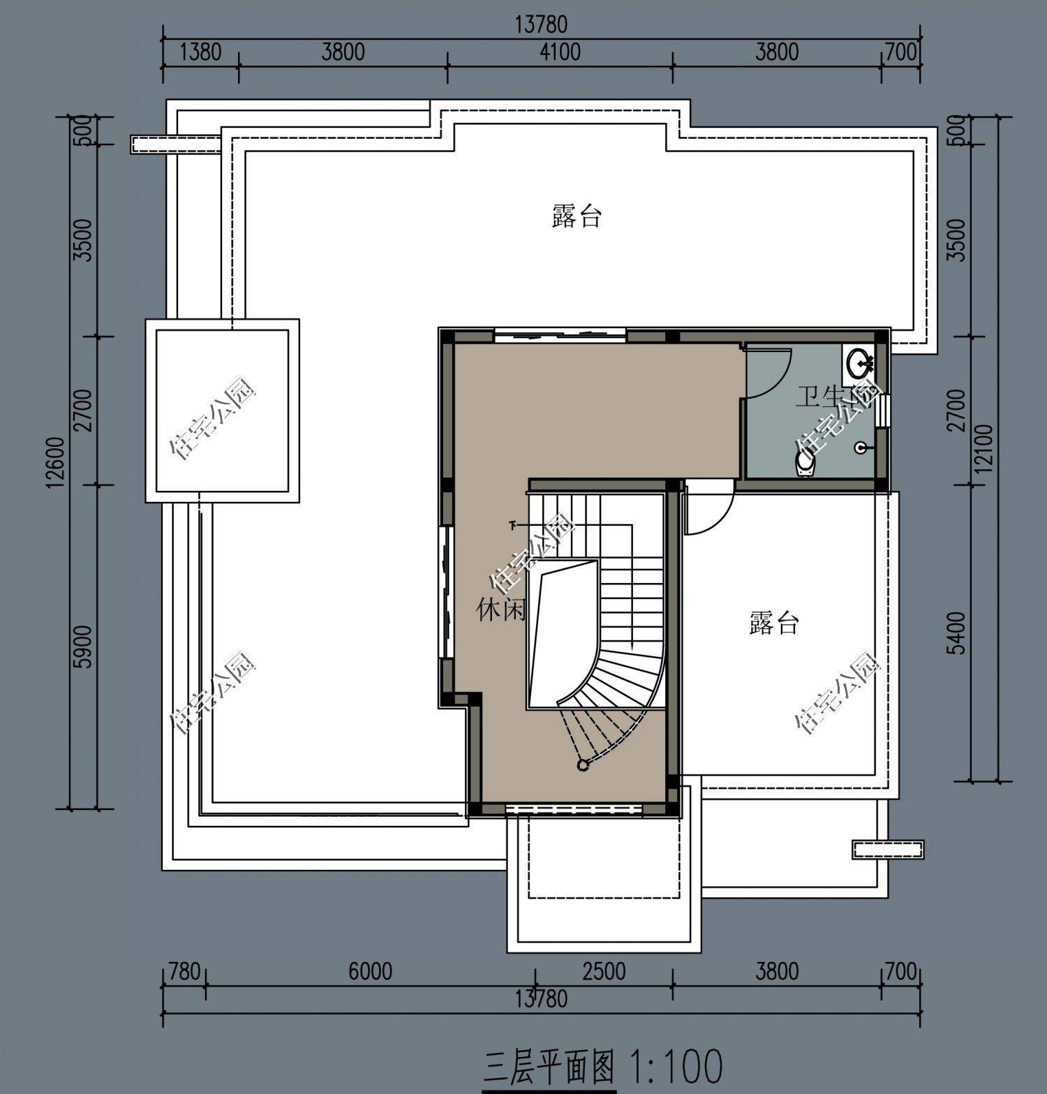 面寬14米進深13米的地方怎樣建成三層別墅有哪些設計方案