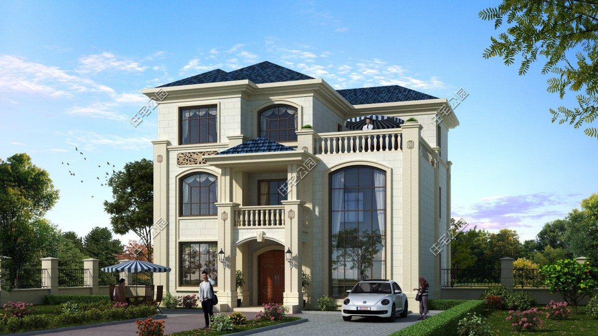 面宽14米进深13米的地方怎样建成三层别墅有哪些设计方案