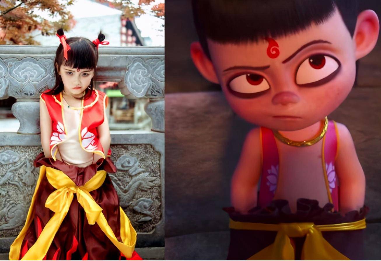 原创7岁男孩cos哪吒被赞神还原别以学习为理由扼杀孩子的兴趣