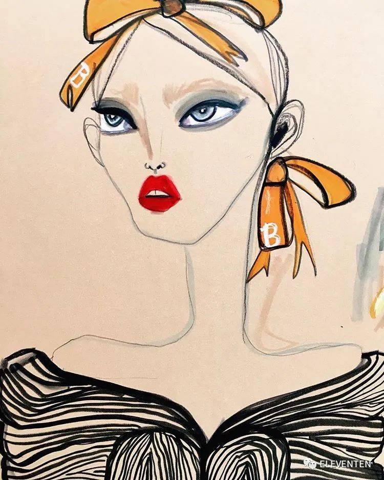 part1ins上最值得关注的时尚插画师blairbreitenstein