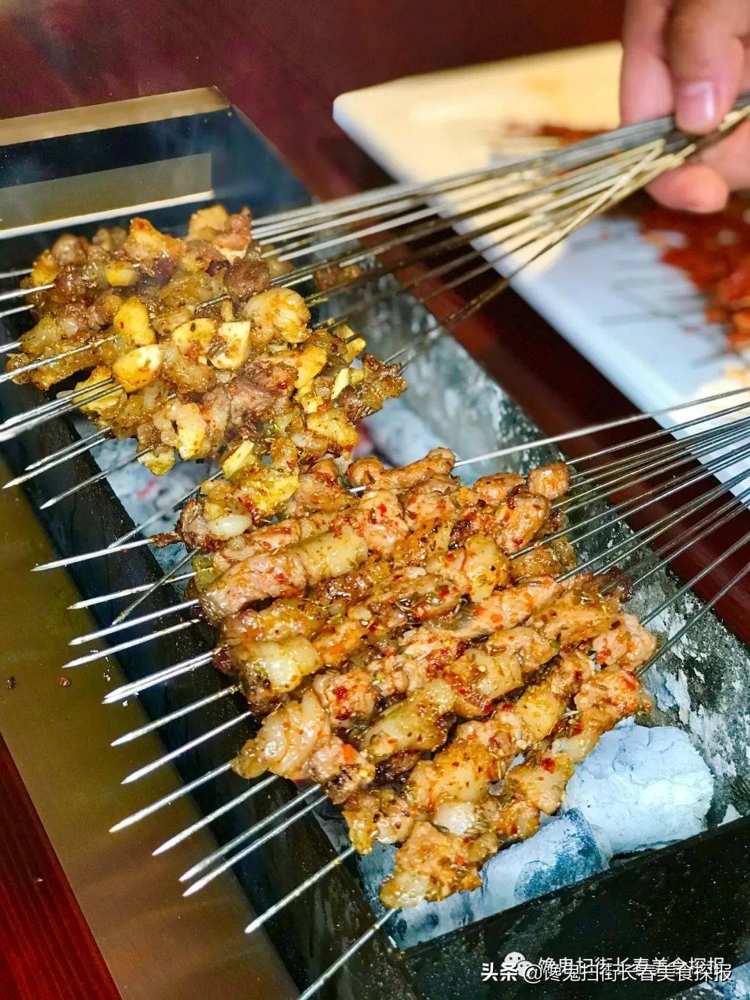 外脊筋,板筋头,生烤心管,三分熟,八分熟.