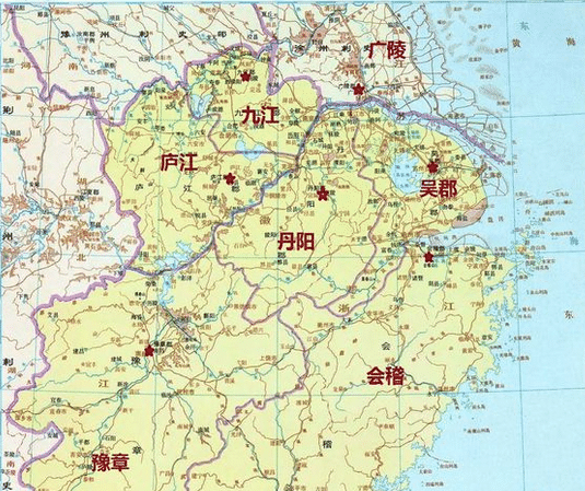 三国扬州郡县地图图片