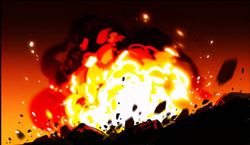 10分钟板绘小教程教你绘制大爆炸场景氛围教程