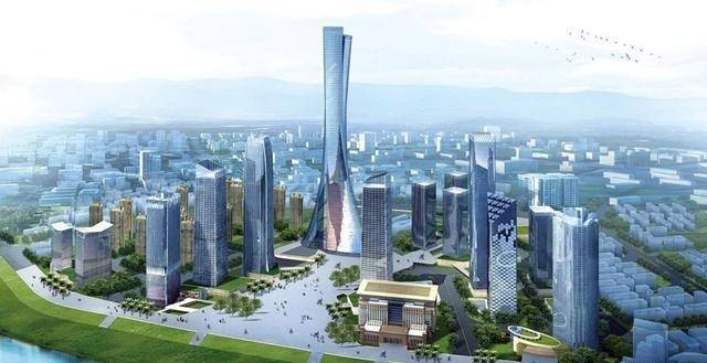 福州第一高楼--升龙集团环球中心,已成为海西的地标建筑,升龙_闽江