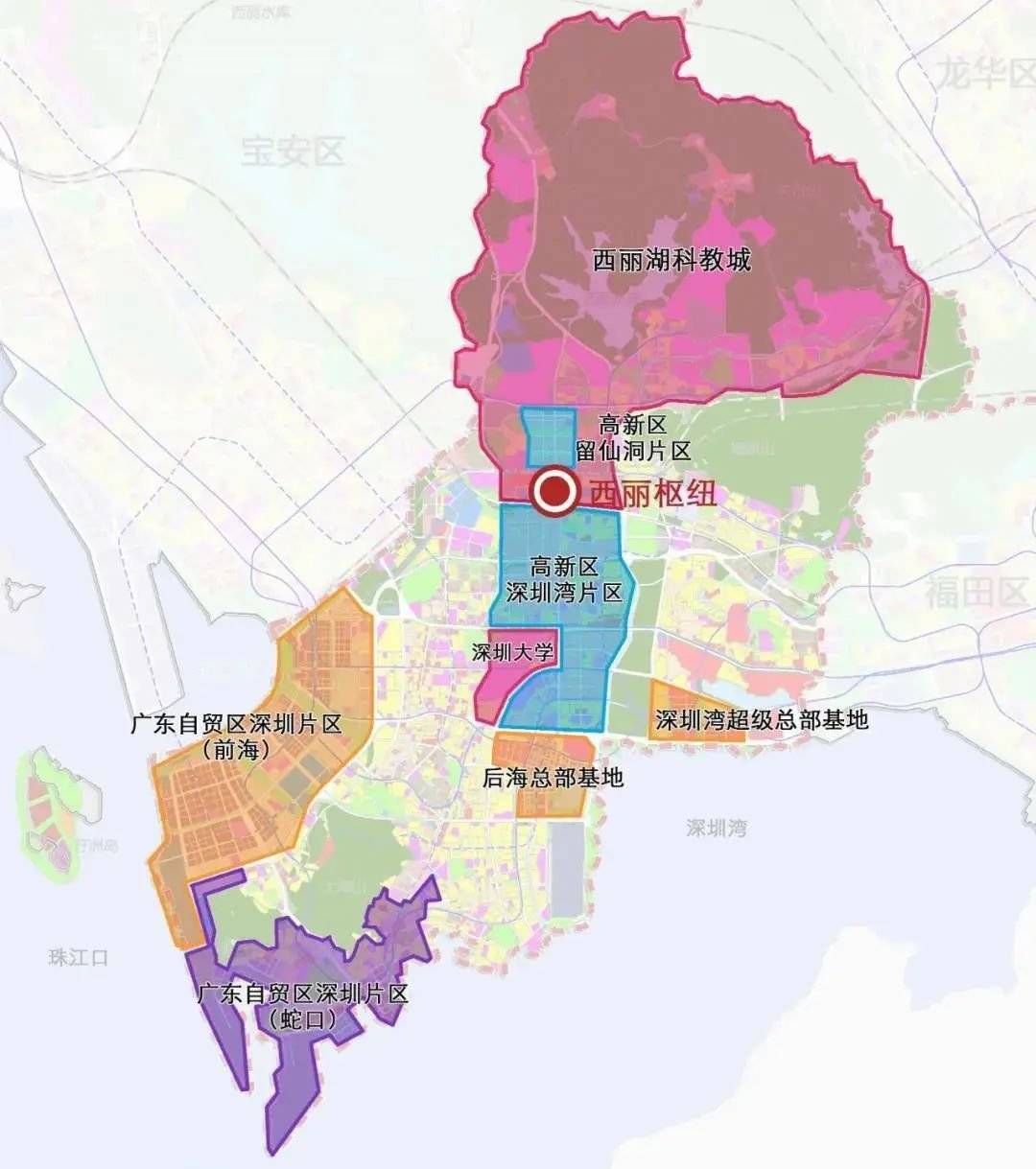 深圳市南山区西丽地图图片