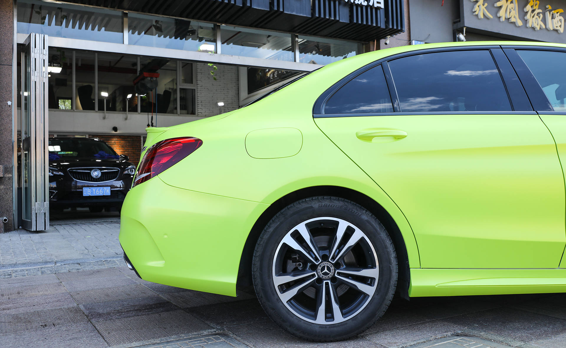 完工展示 〗施工时间 :2020-10-08施工项目 :改色车膜 嫩芽绿颜 色