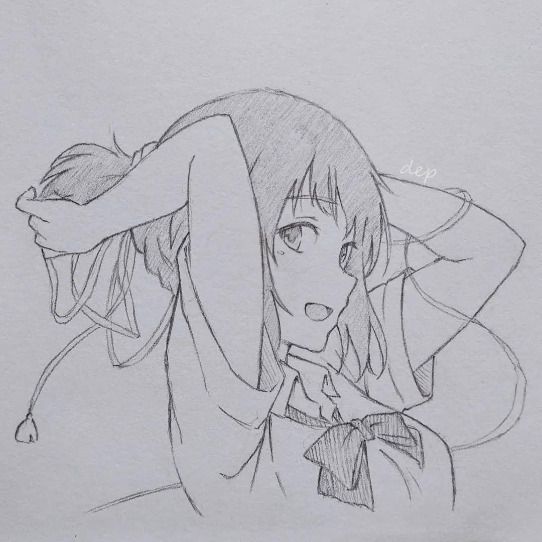 「cg原画插画教程」好看到哭的动漫线稿