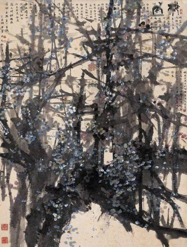 黄永玉画梅花风情万种