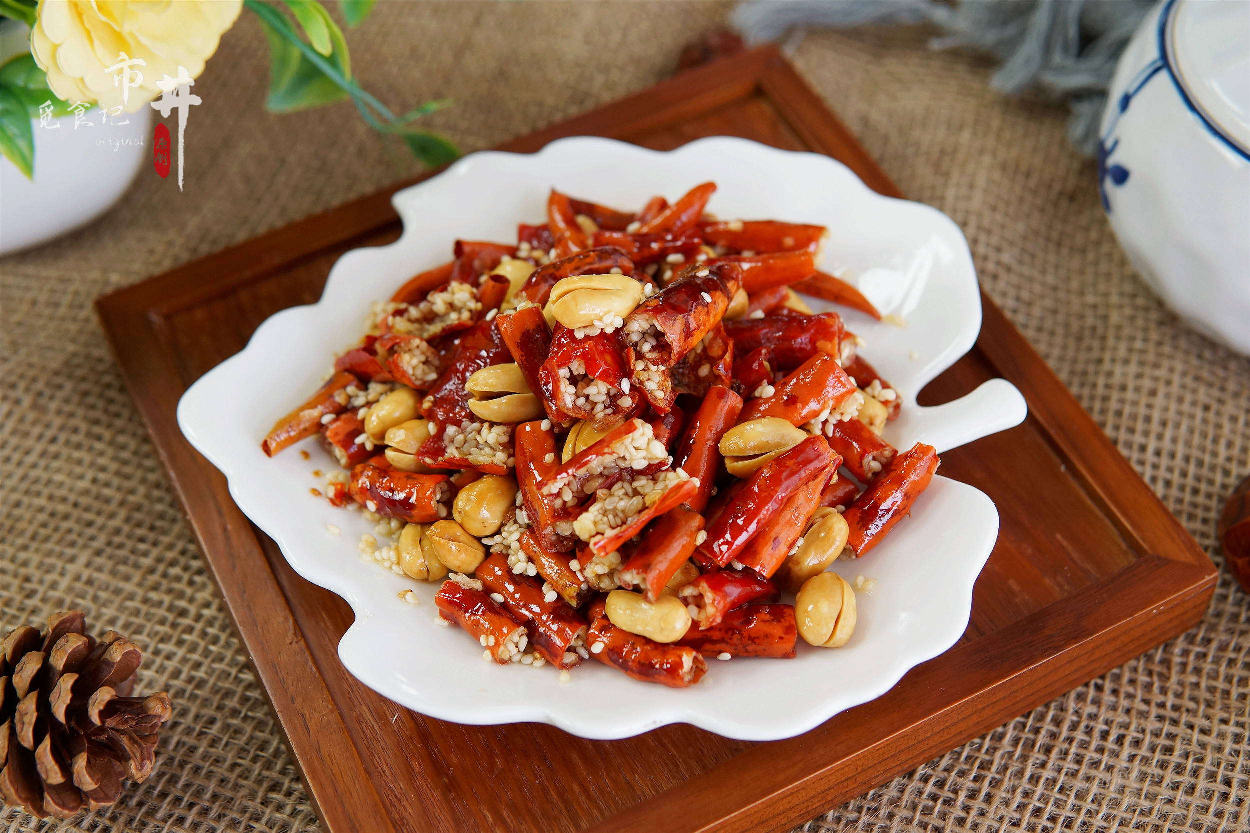 原创一把干辣椒,做成火遍朋友圈的下酒菜,咬一口嘎嘣脆,不太辣特香