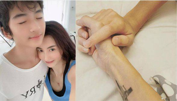 张柏芝晒近照大儿子被误认为新男友13岁已长成谢霆锋的模样