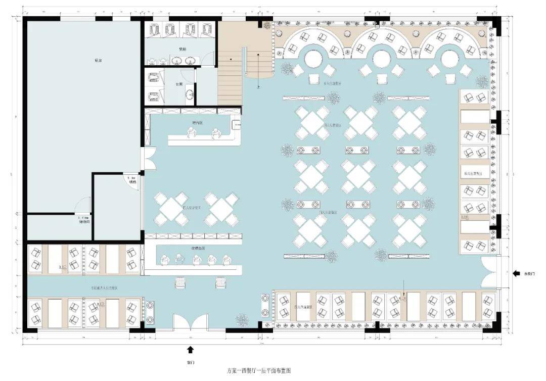 锋芒计划f15期 | 简洁,原生态,现代工业风高档西餐厅设计!