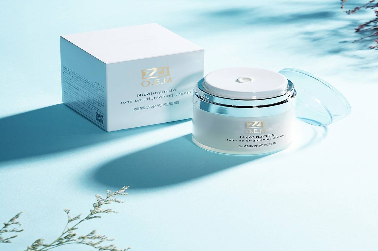 广州oem素颜霜代加工可平替百雀羚素颜霜的淘宝直播的自营品牌