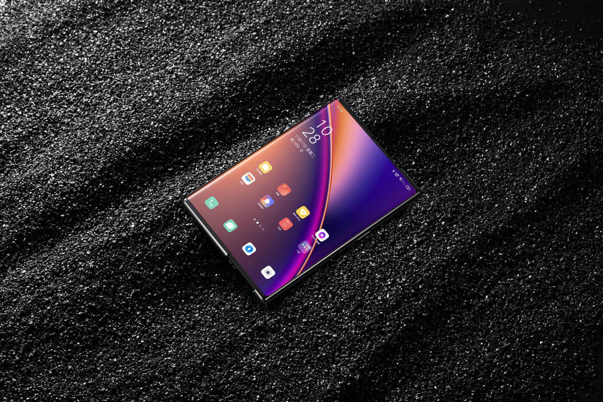 原创轻松伸缩10万次oppo卷轴屏概念机究竟藏了多少秘密