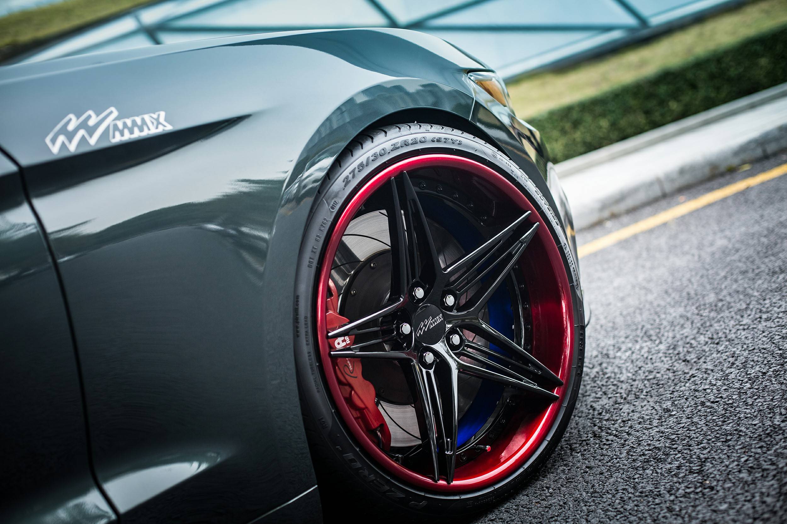 美式肌肉野马mustang运动套件mmx轮毂