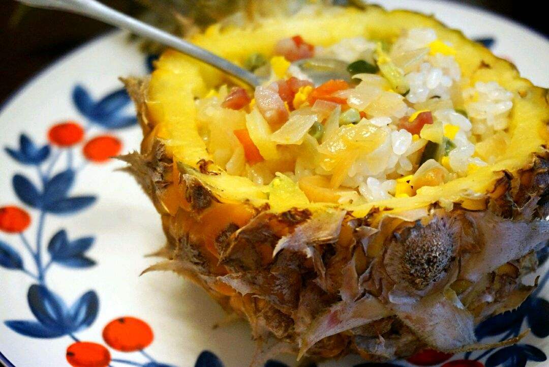 原创这水果和米饭一起炒香甜爽口孩子最爱吃现在吃正当时