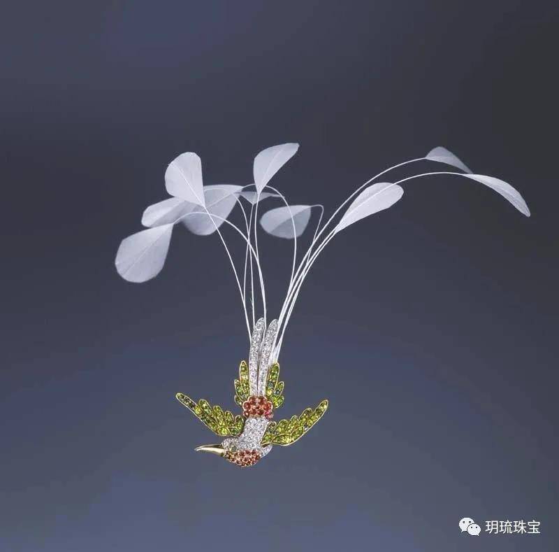 珠宝赏析：别具一格奢华又飘逸的珠宝羽饰大赏