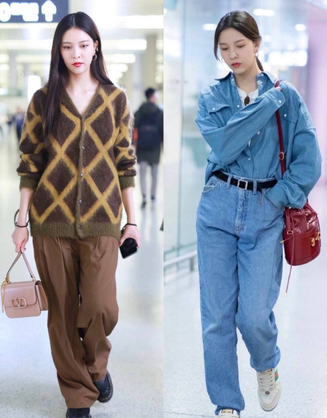 宋妍霏秋冬机场穿搭赶紧学起来吧