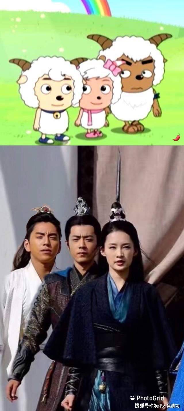 《狼殿下》撞脸大赏:李沁与王大陆堪称"美女与野兽",肖战不服