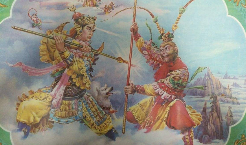二郎神凭啥胜孙悟空?七十二变,哮天犬,关键是兵器,猴哥架不住