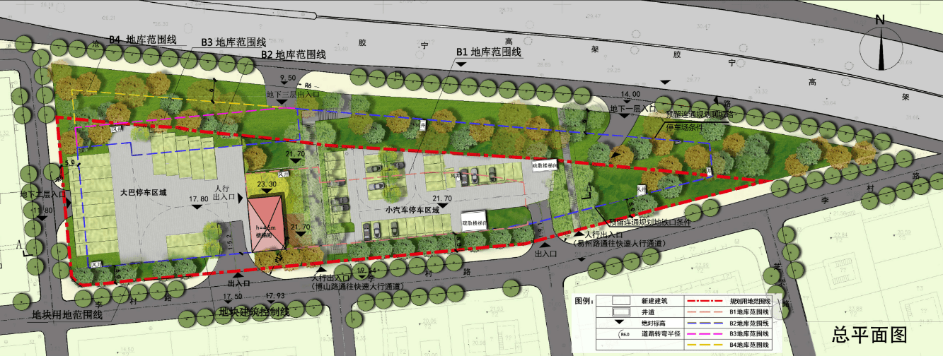 批前公示!青岛市李村路社会公共停车场项目,面积5322平方米