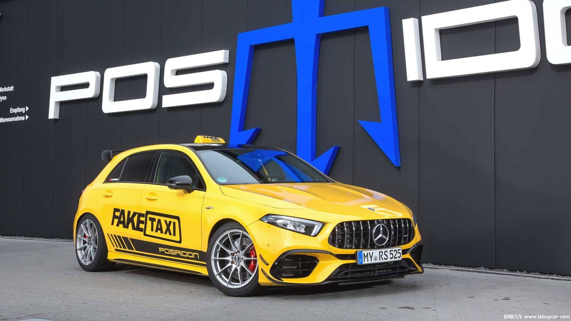 525匹马力posaidon改装奔驰a45rs525官图发布34秒破百