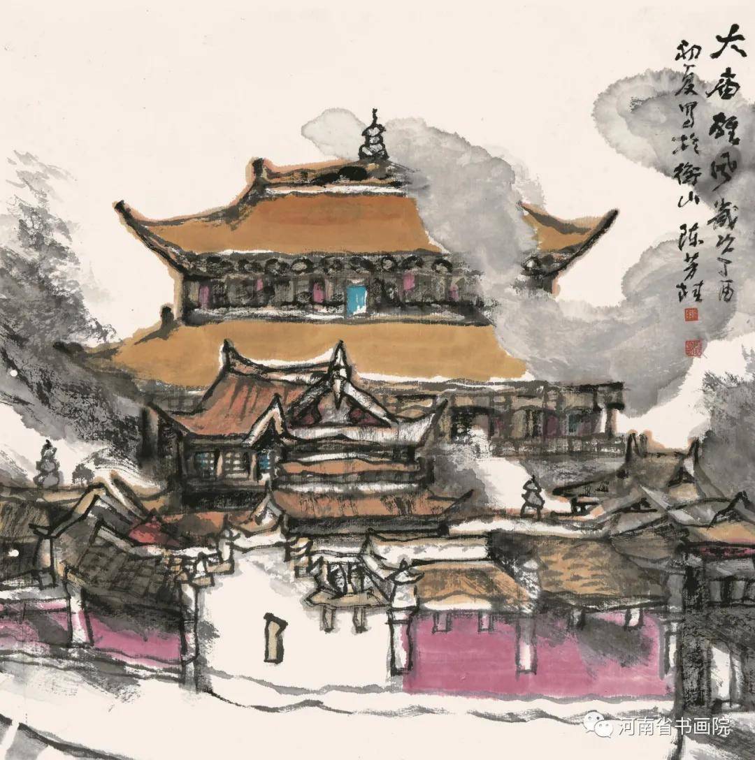 苍穹与大地 | 军旅画家陈芳桂艺术作品全国巡展郑州开幕