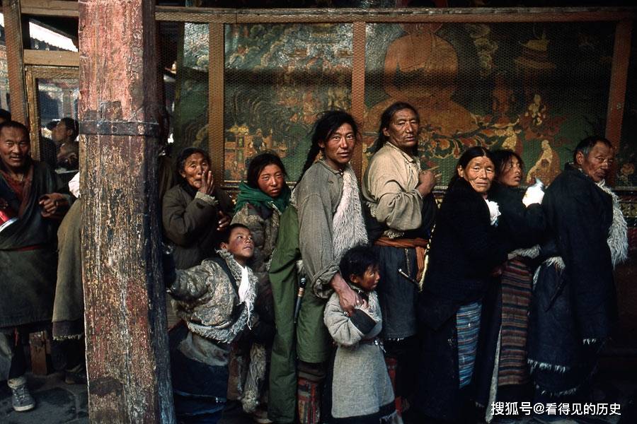老照片 1985年的西藏 那些淳朴的藏民