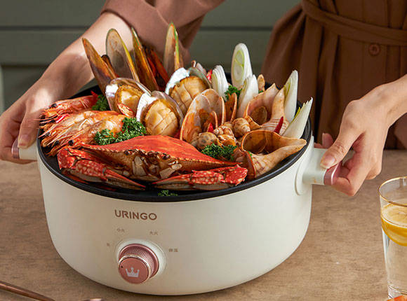 厨房太小用多功能电煮锅煎炒蒸炖煮样样行烹饪小白的美食神器