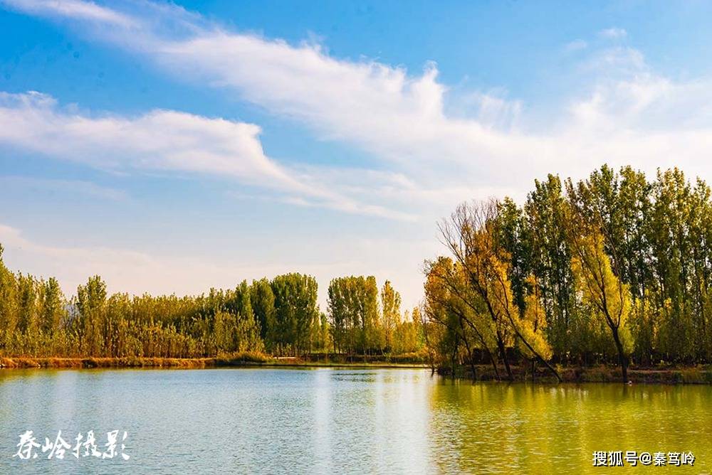 济南平阴浪溪河一袭最美秋色