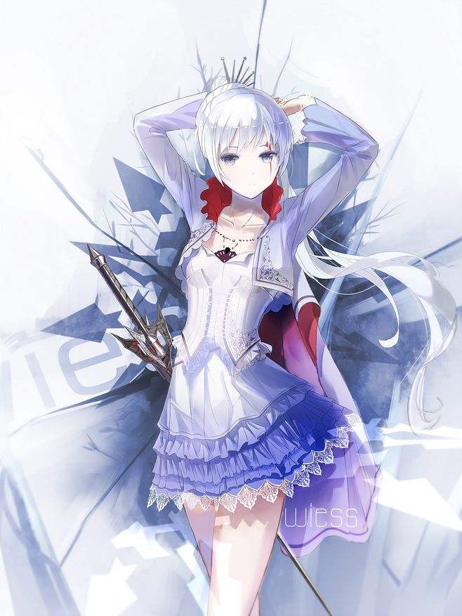 良笑手办,冰雪般纯洁的小美女《rwby》魏丝·雪倪人偶