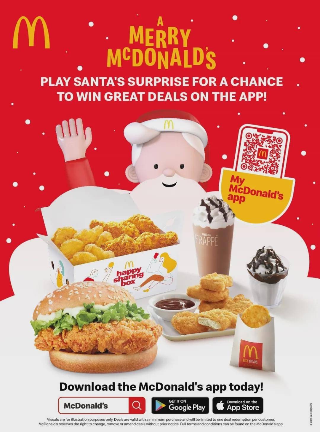 新加坡生活麦当劳推出3款节日快乐分享套餐还有独家贺卡等你拿