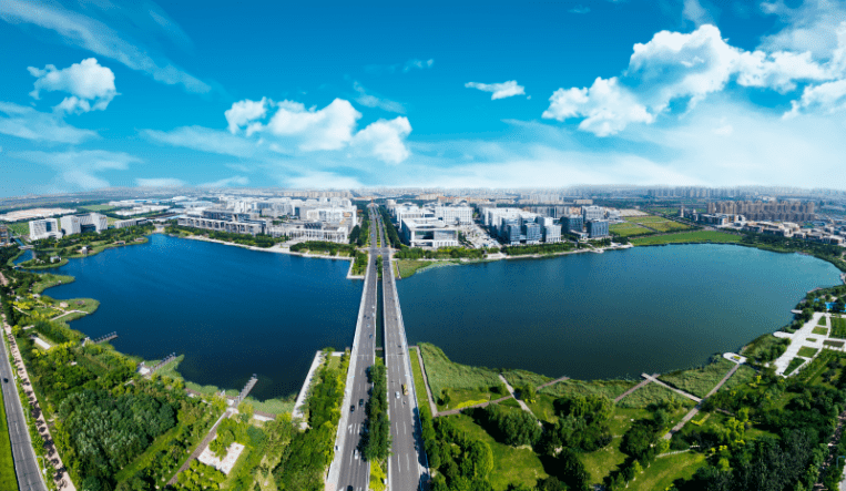 保税区空港景观湖荣获天津"最美河湖"称号