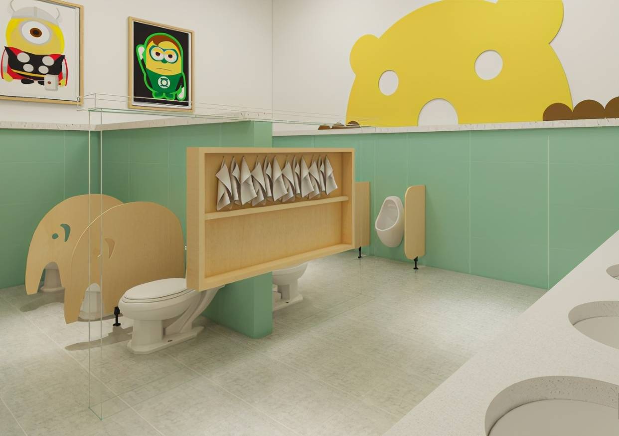 幼儿园厕所内部图片