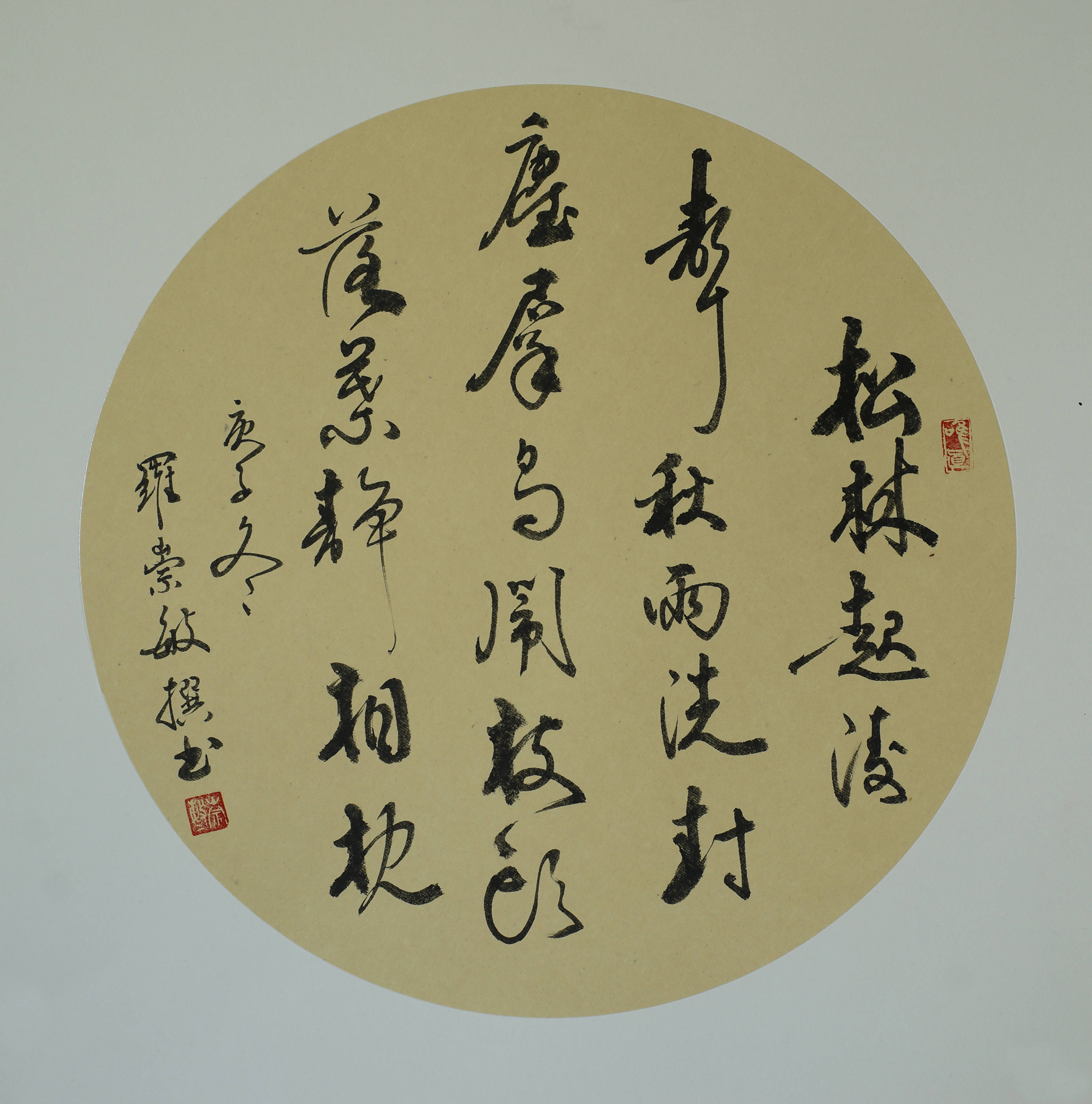 书法智慧人生——中国作家协会,书法家协会,哲学学会会员罗崇敏作品