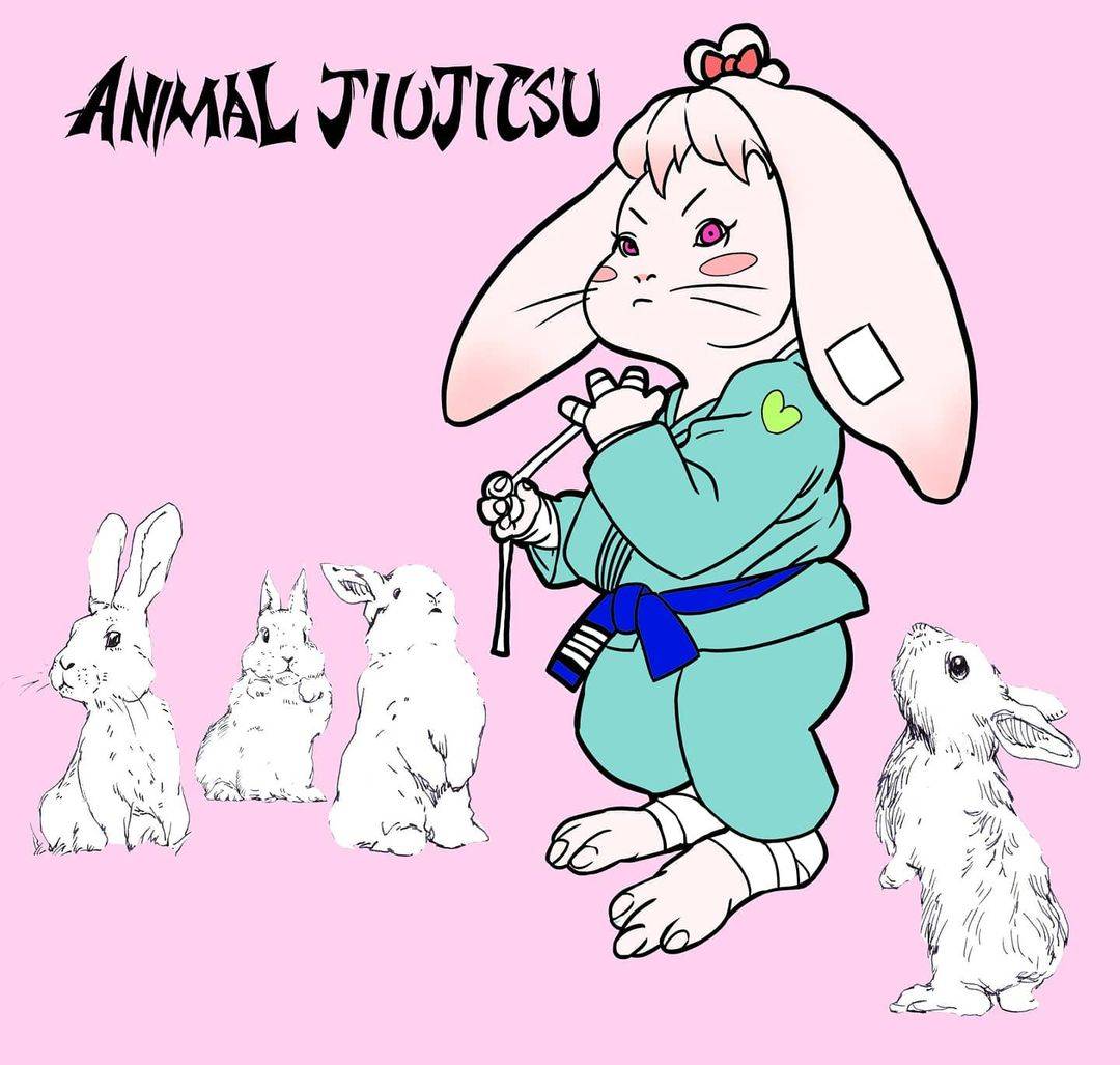 jiujitsu animal team & sports巴西柔术动物海报集