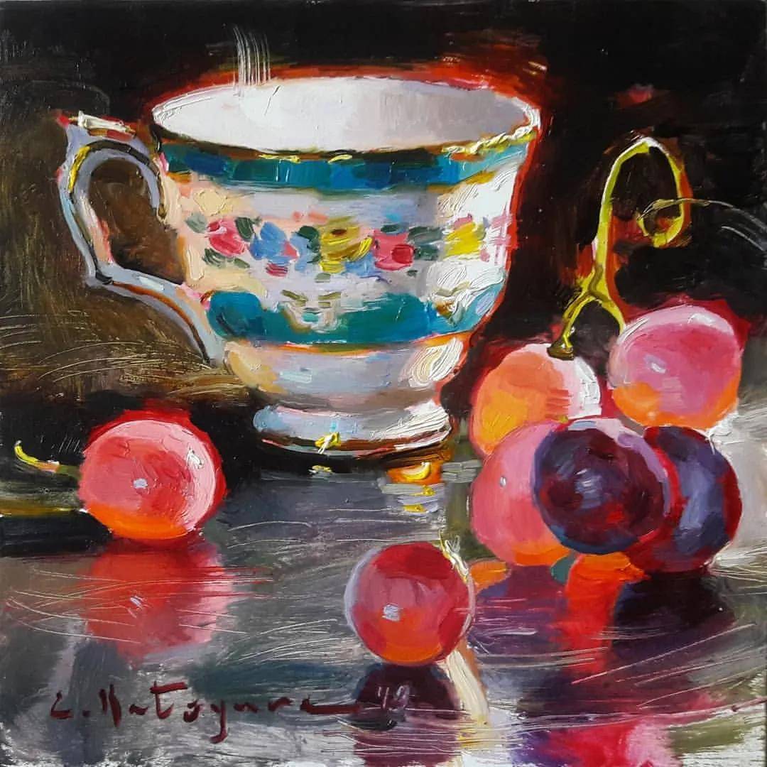 来学学!校尉美术带您欣赏饱和度满满的绘画作品