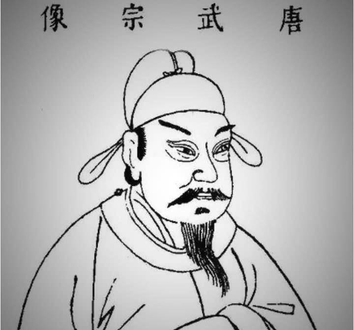 唐太宗李世民的简笔画图片