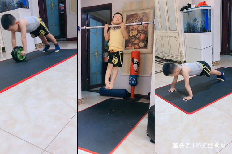 中国肌肉小孩图片