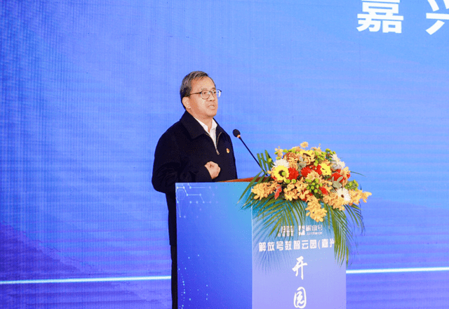 在以"数智筑基,使能创新"为主题的开园仪式上,嘉兴市副市长盛全生表示