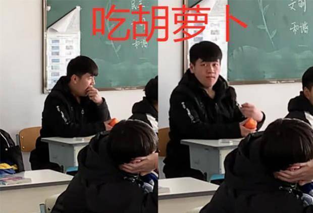 原创上课偷吃花样多忍了菠萝忍了辣条看一看最后你是兔子吗