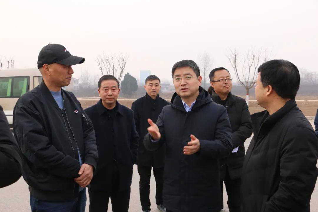 县长姚俊峰调研新招商引资项目开工情况