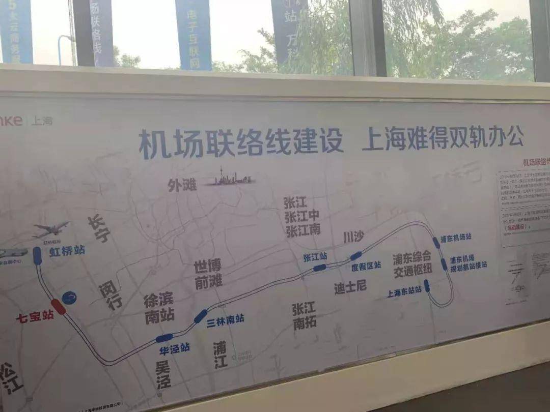 上海修建一条东西向市域线,是上海建设的机场联络轨道系统