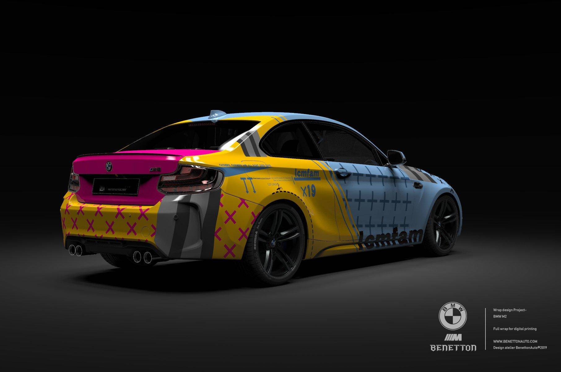 宝马汽车改色私人定制彩绘系列