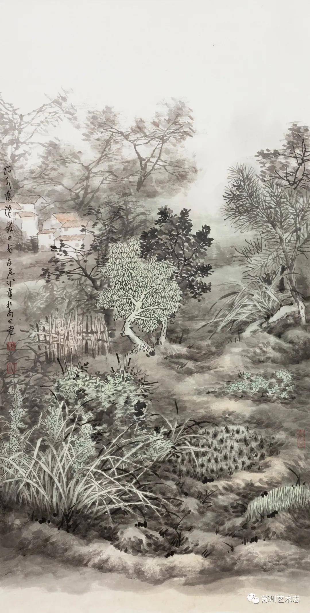 在这一系列标志着他个人艺术风貌趋向成熟的画作中,吸引人的不是他以